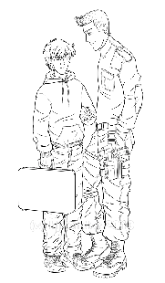 Red Rider Hoodie Lineart