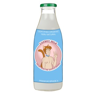 Catboy Milk Bottle